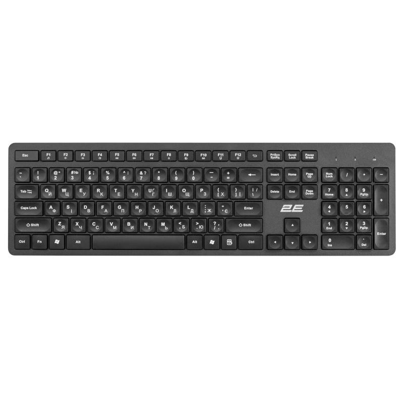 Клавіатура 2E KS260 WL EN/UKR Black