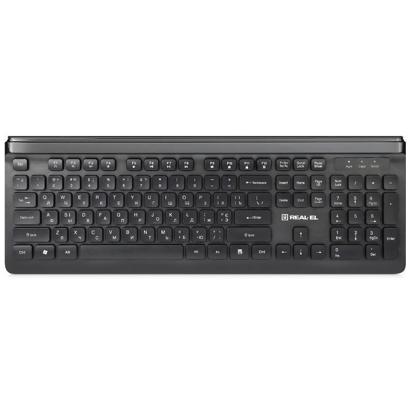 Клавіатура REAL-EL 7085 Black