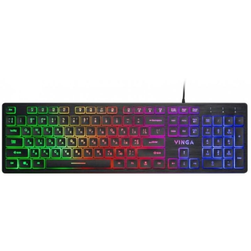 Клавіатура Vinga KB410 black