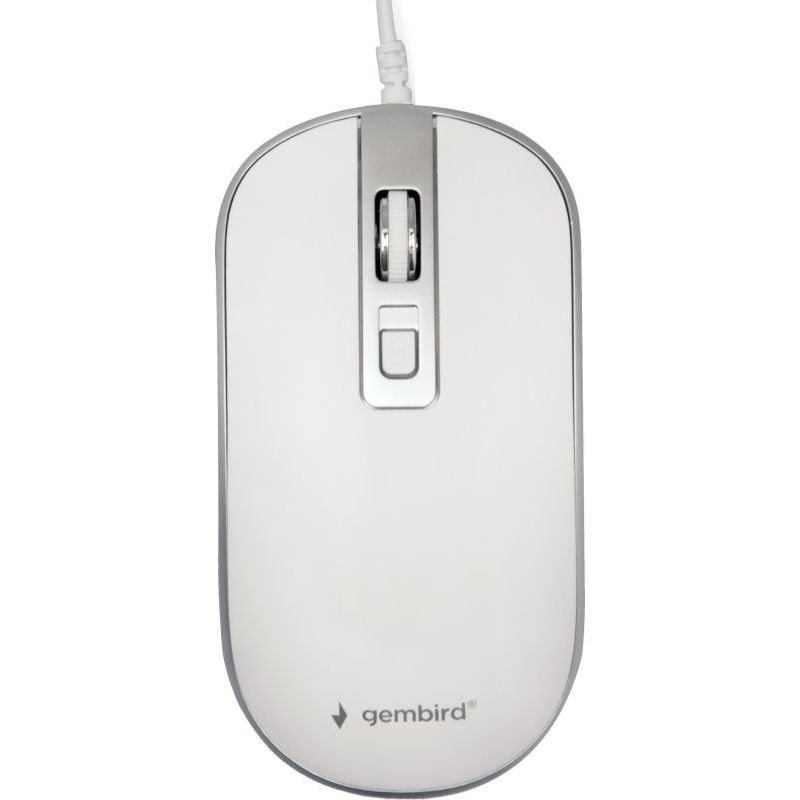 Оптична мишка Gembird MUS-4B-06-WS USB чорно-сiра