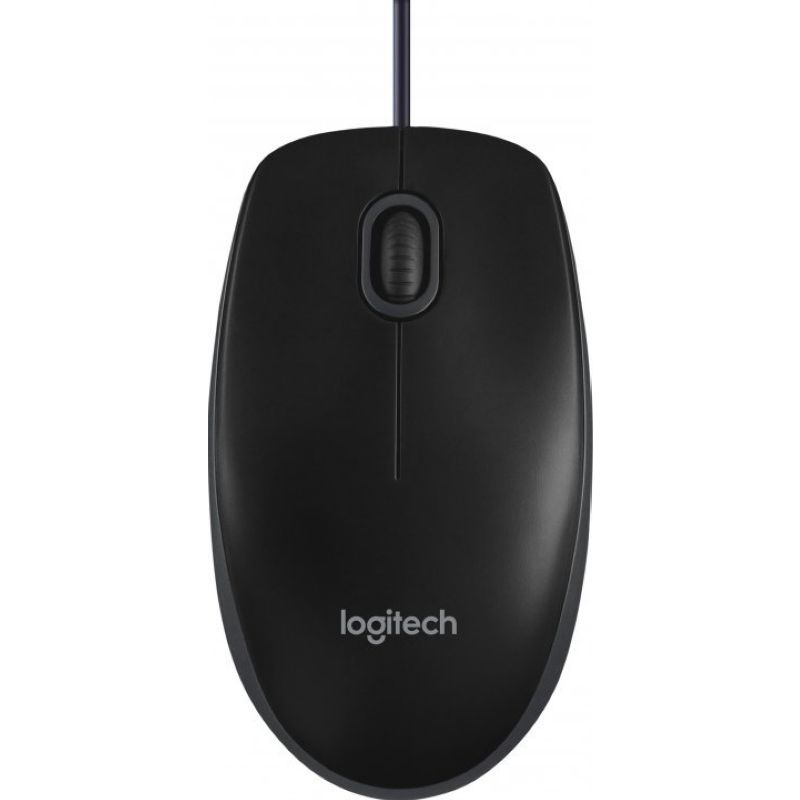 Миша Logitech B100 USB Black
