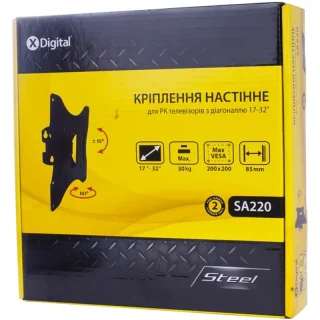 Підставка під ТВ X-DIGITAL STEEL 17-32" SA220 Black