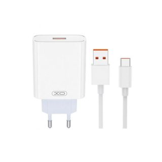 ЗП 220V XO L164 120W 1 USB-A + Type-C White