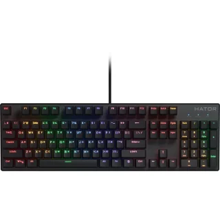 Клавіатура HATOR Icefall Mecha Rainbow Origin Red Black (HTK104UA)