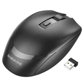 Миша BOROFONE BG7 Platinum 2.4G Black 6974443389982