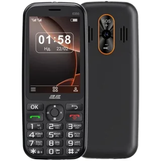 Мобільний телефон 2E E350 Black (694743656879)