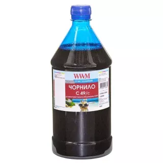 Чорнило WWM Canon GI-490 G1400/2400/3400 1000г Cyan (C49/C-4)