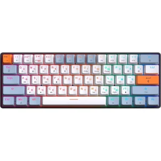 Клавіатура GamePro MK130R Hot-Swap Red Swich RGB (MK130R) Black