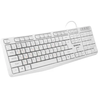 Клавіатура REAL-EL RK-513 White (EL123100047)