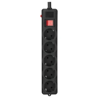 Мережевий фільтр Gembird SPG5-G-10B-PRO 3м