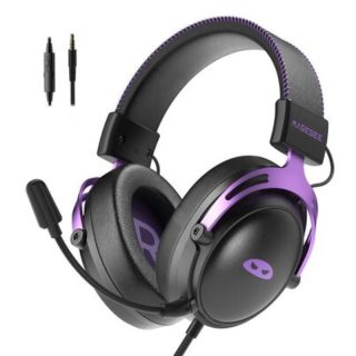 Навушники MageGee Wing (6971969724549) Black/Purple