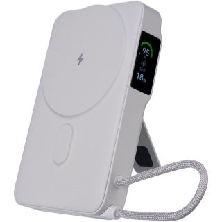 Павербанк Gelius Fluxen GP-PBW120 10000mAh Grey Magnetic Wireless Charge Qi2 15W