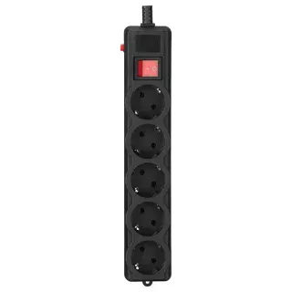 Мережевий фільтр Gembird SPG5-G-10B-PRO 3м