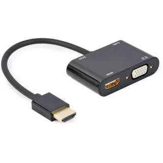 Кабель HDMI-HDMI/VGA Cablexpert A-HDMIM-HDMIFVGAF-01