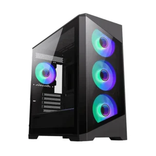 Корпуси для ПК GameMax Destroyer TGB Tempered Glass Black mATX без БЖ