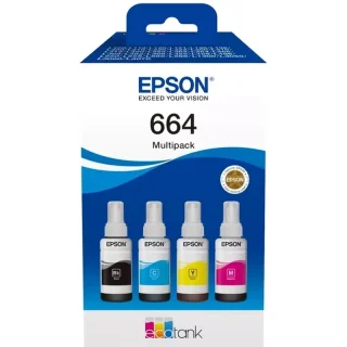 Комплект чорнил Epson 664 (C13T66464A) SET
